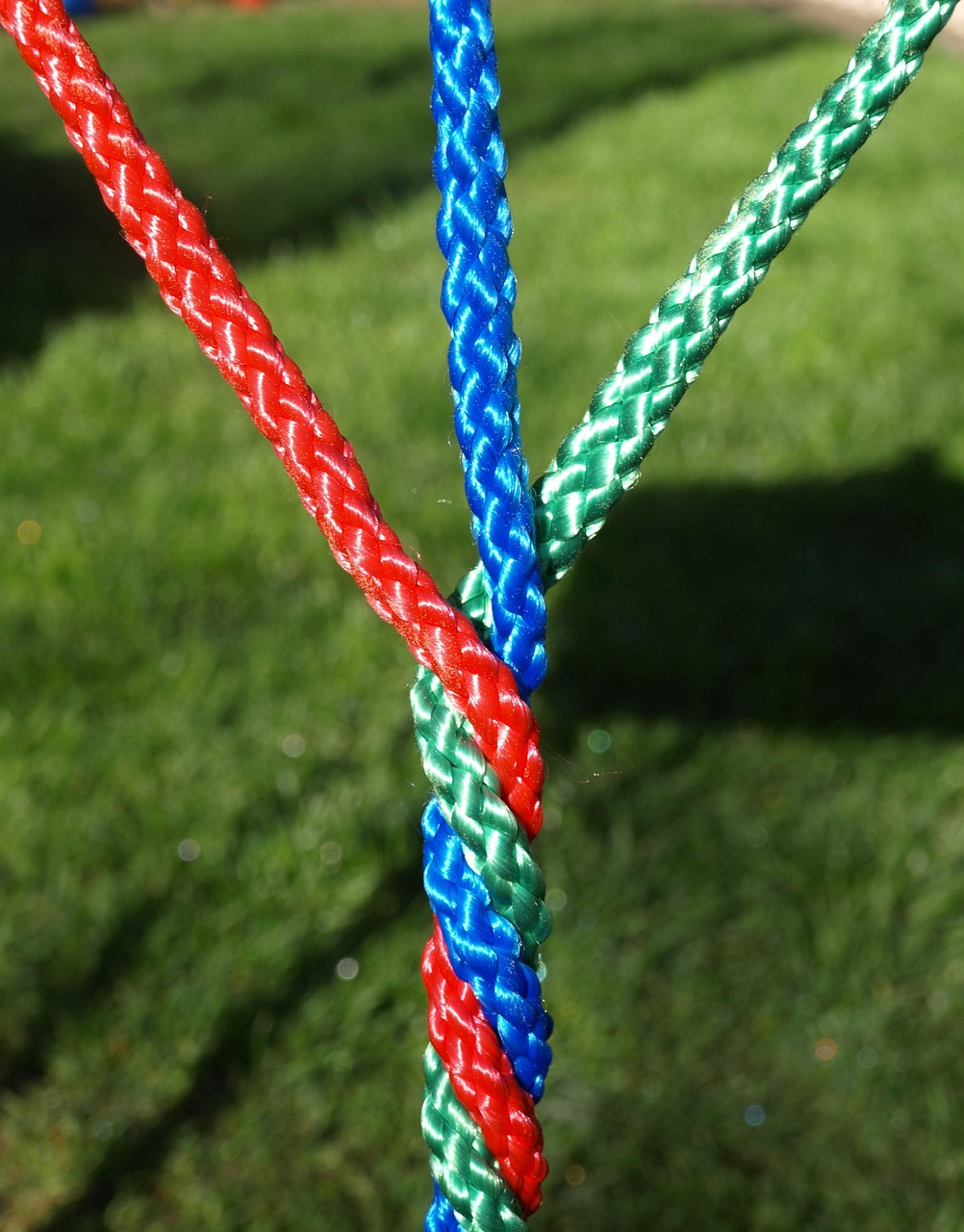 ropes, multicoloured, devoured, fixed, keep, coloured, colorful ropes, close up